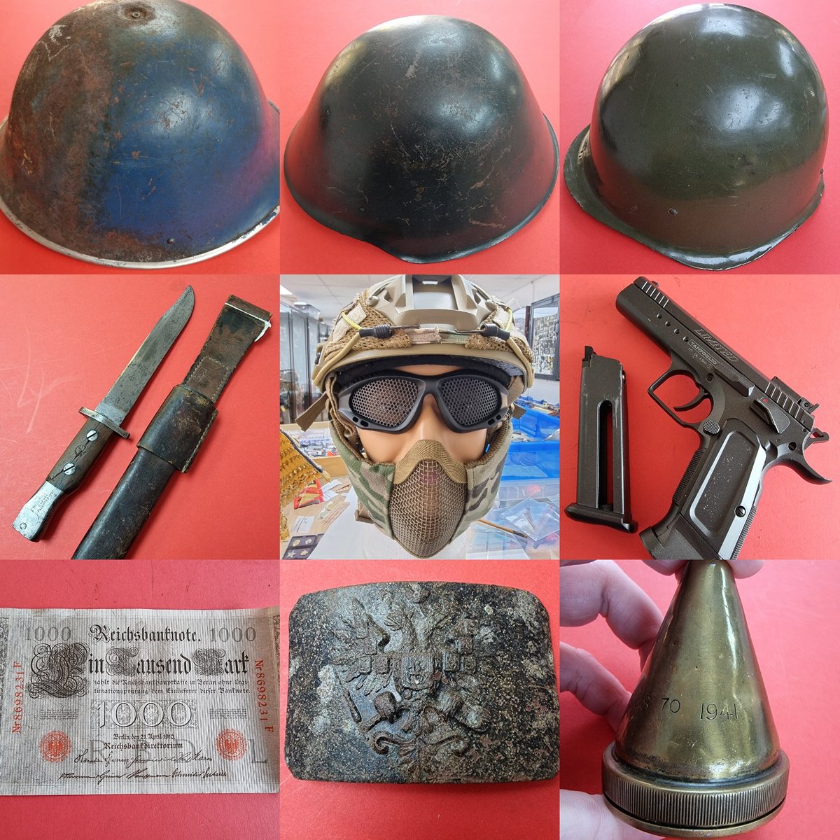 Open Today... 
essexmilitariacollectables.co.uk 
Unit 9 
Alpha Garden Centre 
Wickford 
SS12 0JX 

Opening Times
Sunday 10 - 3
Monday CLOSED 
Tuesday 10 - 5
Wednesday CLOSED 
Thursday 10 - 5 
Friday 10 - 4 
Saturday 9 - 5 
Also Open Bank Holidays...