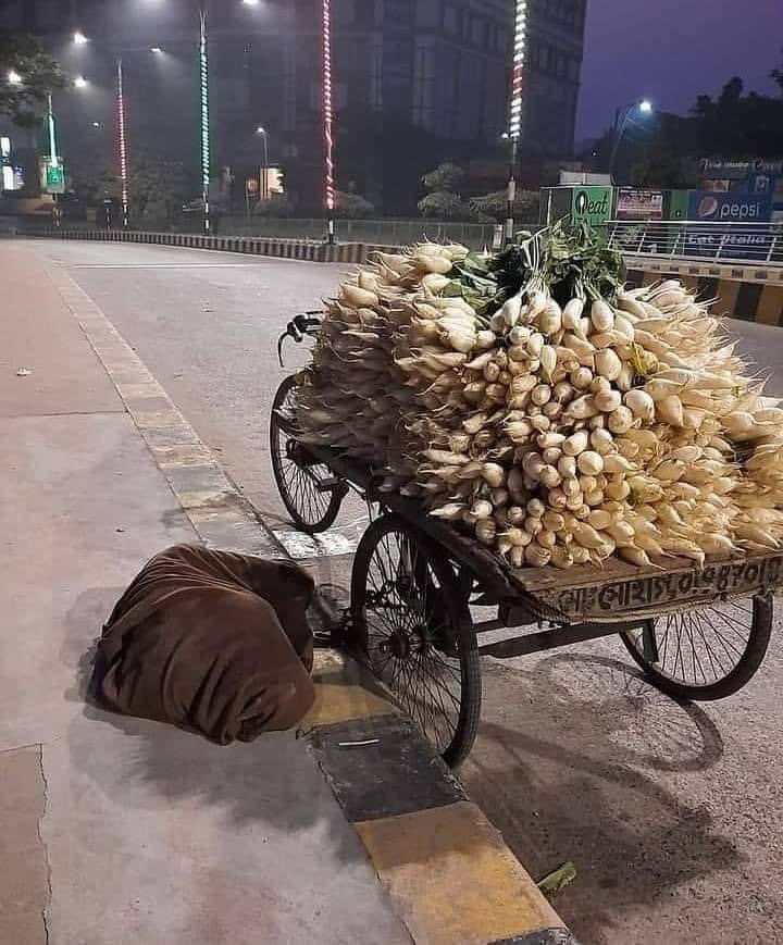 sumitagarwal_IN's tweet photo. ये है देश का गरीब सब्ज़ी बेचने वाला जो दो वक्त की रोटी के लिए दिन रात मेहनत करते करते सड़क पे ही सो जाता है।लेकिन देश की जनता को इससे क्या मतलब? हमें तो विदेशी #amazon एवं #flipkart की बैलेन्स शीट की ज़्यादा चिंता है।

मेरे भारतवासियों- अब भी समय है,बचा लीजिए सब्ज़ी वाले भैया को। https://t.co/JKm4VDiyej
