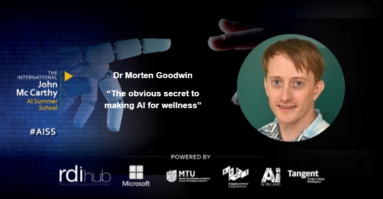 RDI Hub (@rdihubireland) on Twitter photo Introducing our next #AISS guest speaker <a href="/mortengoodwin/">Morten Goodwin</a> from <a href="/AgderUniversity/">University of Agder</a>
Do you have a question for Dr Goodwin regarding AI for wellness?
Join us on Sept 2nd to hear all about “The obvious secret to making AI for wellness” bit.ly/3AiSaHc Introducing our next #AISS guest speaker <a href="/mortengoodwin/">Morten Goodwin</a> from <a href="/AgderUniversity/">University of Agder</a>
Do you have a question for Dr Goodwin regarding AI for wellness?
Join us on Sept 2nd to hear all about “The obvious secret to making AI for wellness” bit.ly/3AiSaHc