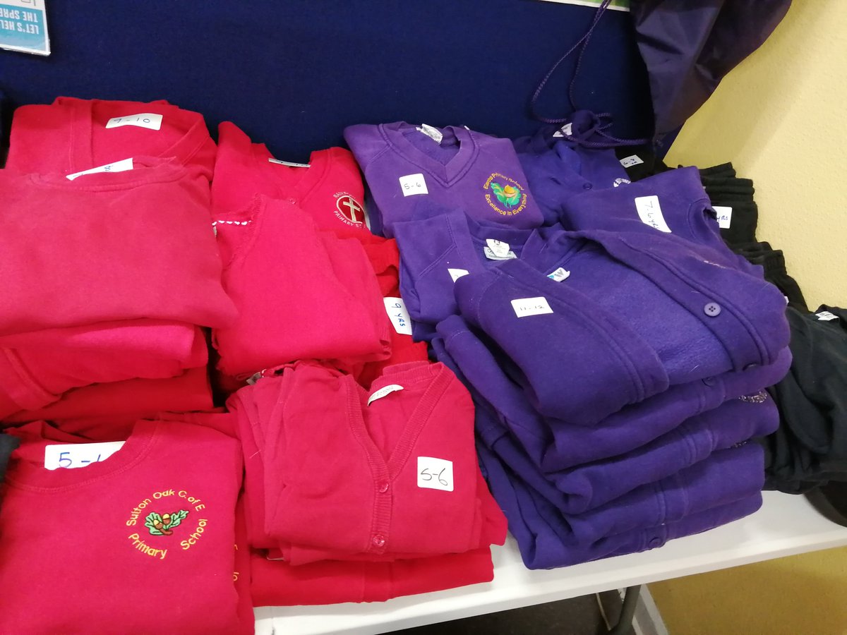 Parr Sports &amp; Community, Has School Uniform Items!!
Shirts, Blouses, Skirts &amp; Trousers, Cardigans, Jumpers and Socks. Various Colours, Sizes.