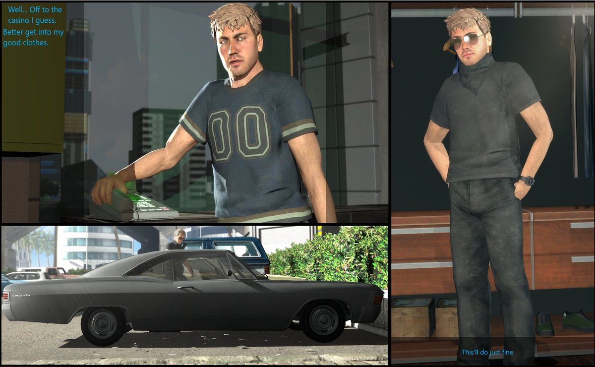 FlancSteam's tweet photo. 'Sons Of Rother Chapter 1: The Beginning' || I'm really enjoying this series I've conjured, tell me how you feel about it! #Series #SonsOfRother #Flancsteam #comic #musclecar #bedroom #dark #kitchen #aviators #gmod https://t.co/36rys3Euyy