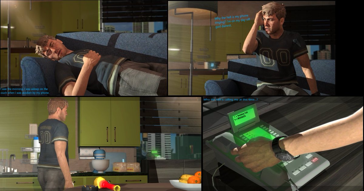 FlancSteam's tweet photo. 'Sons Of Rother Chapter 1: The Beginning' || I'm really enjoying this series I've conjured, tell me how you feel about it! #Series #SonsOfRother #Flancsteam #comic #musclecar #bedroom #dark #kitchen #aviators #gmod https://t.co/36rys3Euyy