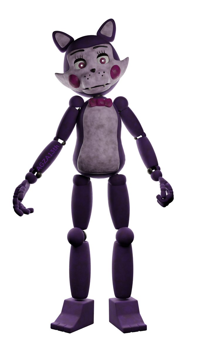 agza13th's tweet photo. My Fan-made Model of Cindy The Cat from #FNaC (A game by @Emilmacko )

Model by @agza13th (me).
Made in Blender.
Rig with Mixamo and Blender. https://t.co/td5Y7NdDjI