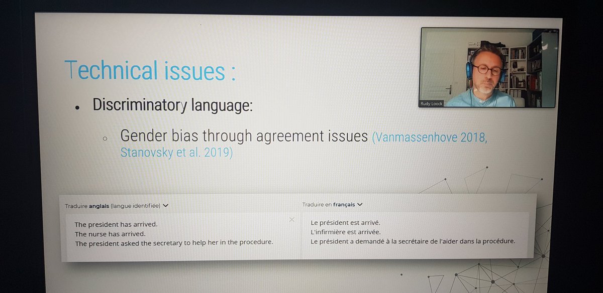 Ethical issues in machine translation: gender bias and discrimination. Bias and discrimination continue to appear time and again in various technological forms (as a result of our use of language and what we feed the AI and machine learning). #EuroCALL2021