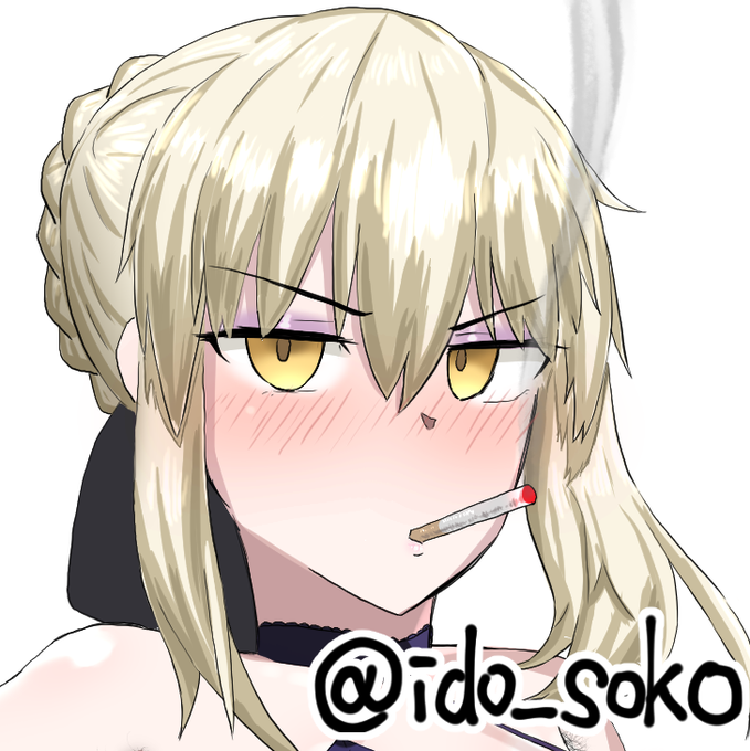 #新しいアイコン 
かわいかったので若干アイシャドウがケバいオルタちゃんにしました 