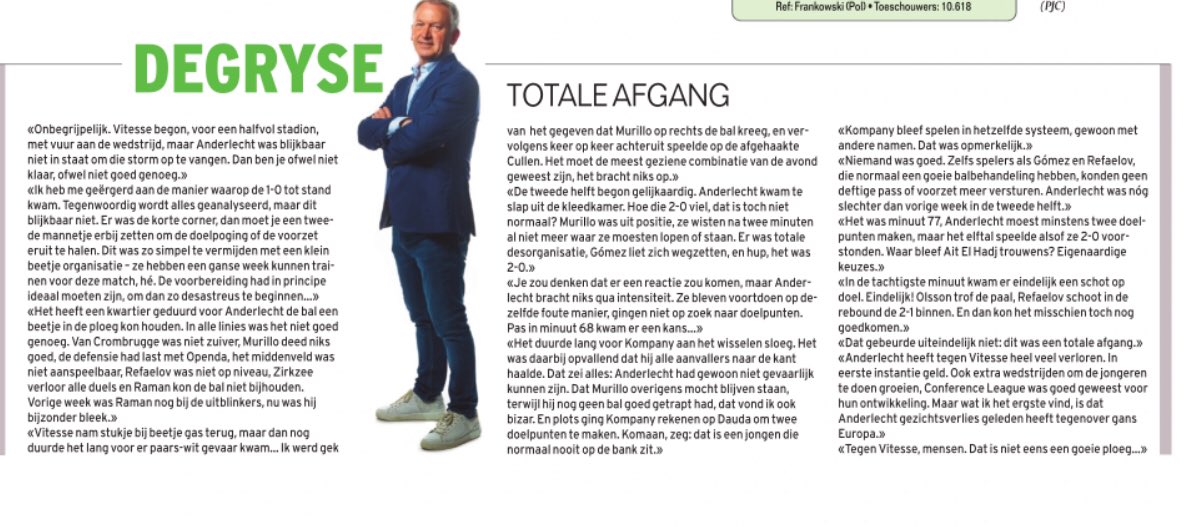 Dooby_Scoo33's tweet photo. ‘Het Proces’. 1. (rechtst.) rechtsgeding: iem. een proces aandoen, iets van iem. in rechte vorderen; een proces winnen, verliezen; 2. werking in haar voortgang beschouwd; ontwikkelingsgang; verloop #vitand  ‘Totale afgang’ @HLN_BE https://t.co/IVeIDPeKHb