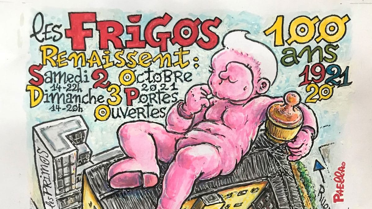 #PORTESOUVERTES #lesFrigos 2021 !
En 1921 les entrepôts frigorifiques de Paris-Austerlitz sont mis en marche. Rebranchés dans les 80, après un dégivrage dans les années 60-70, ils sont alors réaménagés par une centaine de locataires exerçant diverses activités de la création.