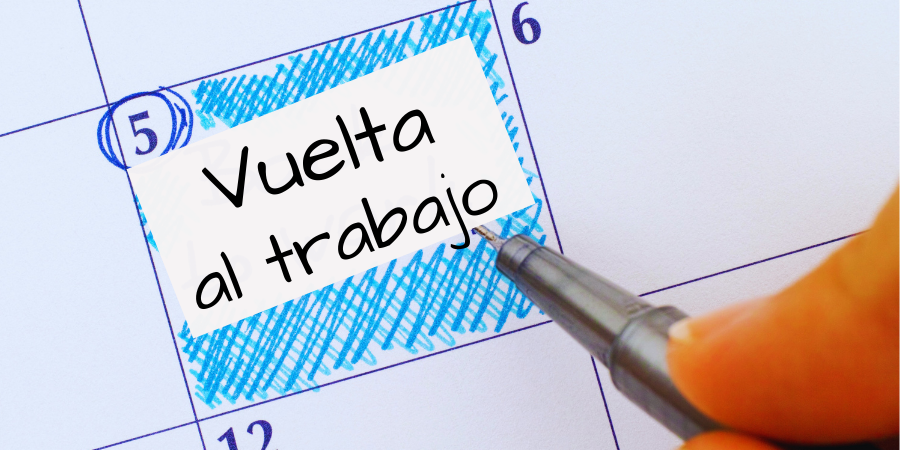 SindicatoUSO's tweet photo. La vuelta a la oficina y los centros de trabajo puede suponer un impacto en la salud mental. 
Ahora que se acerca el final de las vacaciones, desde #USO os damos algunos consejos para sobrellevar la vuelta al trabajo #USOTeCuida #USOContigo https://t.co/qQhBxY6esK https://t.co/oGpc1NvHKi