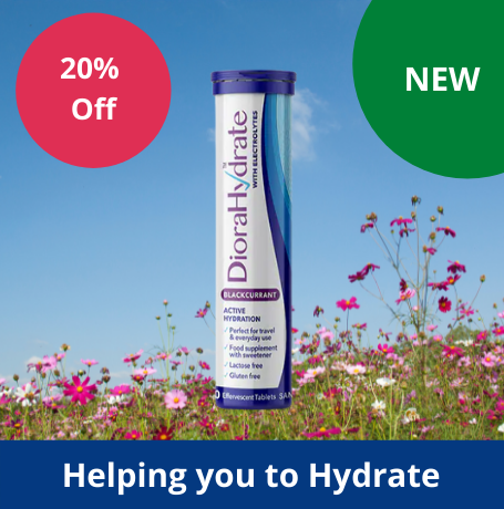 Available at Chemist Counter Direct, DioraHydrate Blackcurrant 20 Effervescent Tablets now 20% off! scientifically formulated with precise amounts of electrolytes and carbohydrates. Designed to provide active hydration. pos.li/2j90ah #diorahydrate