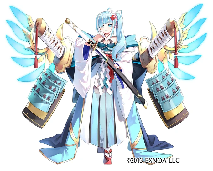 「千年戦争アイギス」にて「御城プロジェクト:RE」とのコラボで『呪刀付喪神ユキザクラ』を描かせていただきましたー!ヤッター! 
#千年戦争アイギス #城プロRE

https://t.co/t1IHqNuNYv 