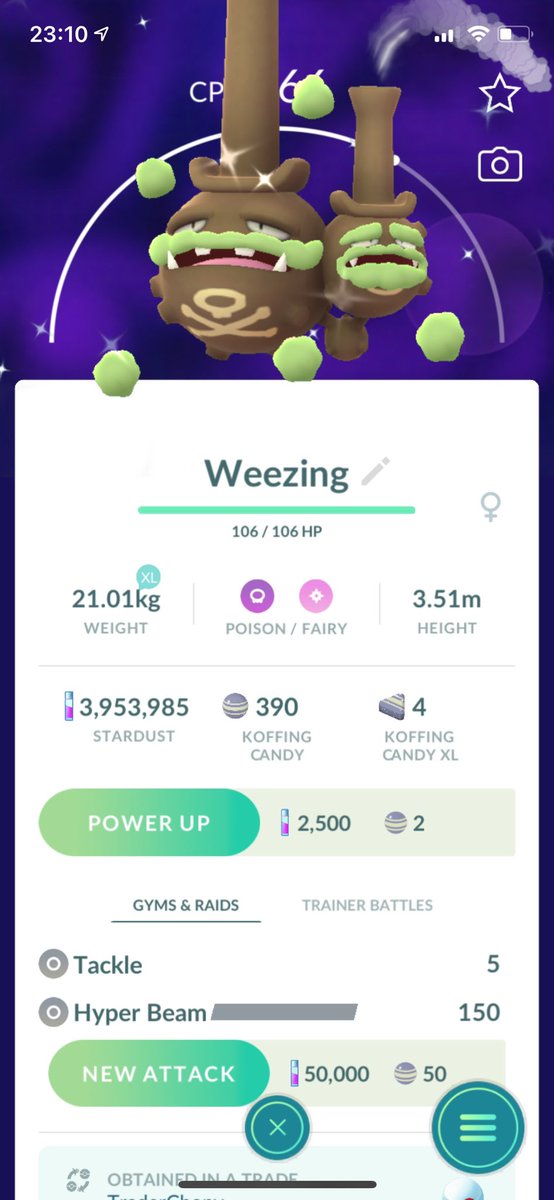 Got this yesterday at the last minute. Now going for Meowth and Stunkfish.