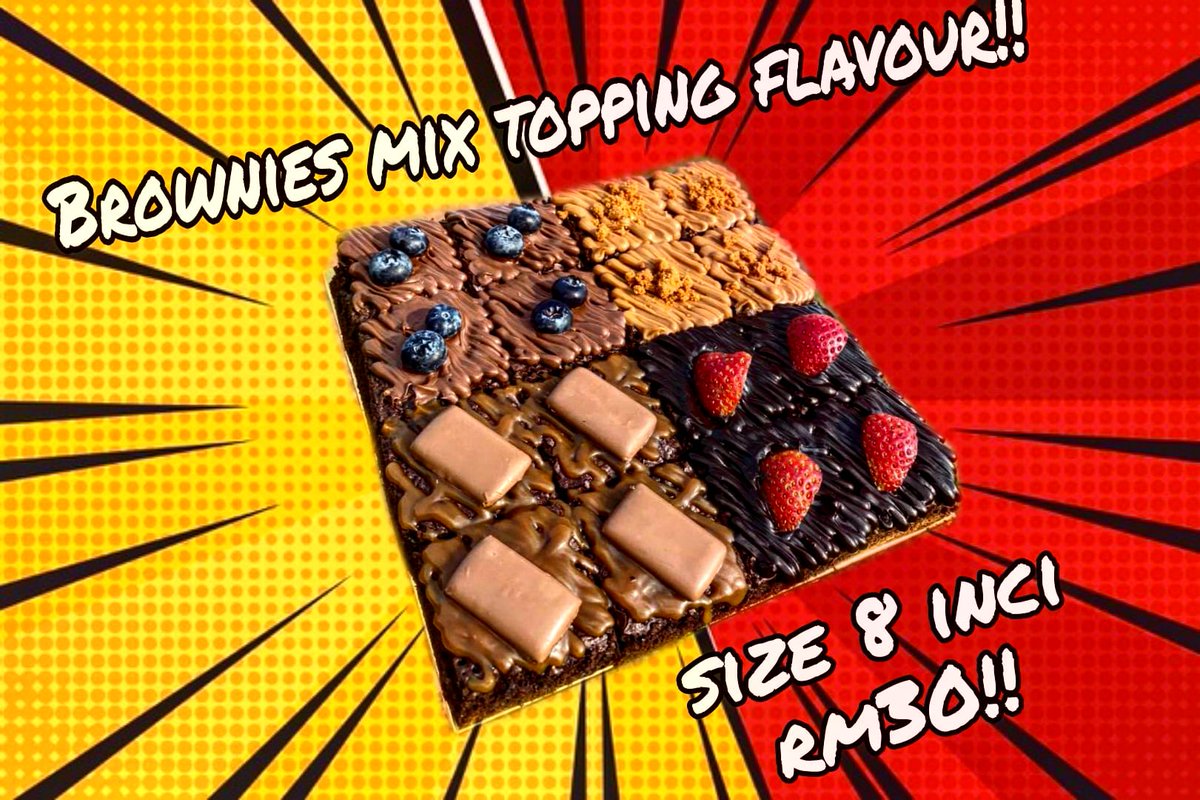 parcelsalem's tweet image. Hallo Langkawi , sempena Hari kemerdekaan Kita Ada buat free cod !! Jngan lepaskan peluang ! 

make your afternoon tea great with brownies 😋

Apa apa boleh ws kite ni link wa.link/w28ykc

#langkawi