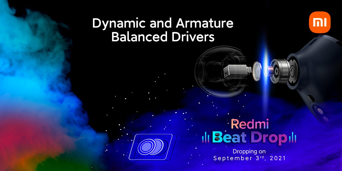 RedmiIndia's tweet photo. All about that bass ✨
AND the treble 🔥
With the power of #DualDriver, #RedmiBeatDrop is about to bring to you high energy jam sessions like never before 🎸🎼🎶
Can't wait for more? Head here 👇
https://t.co/QSS2cNV3uT https://t.co/bKwx8J299t