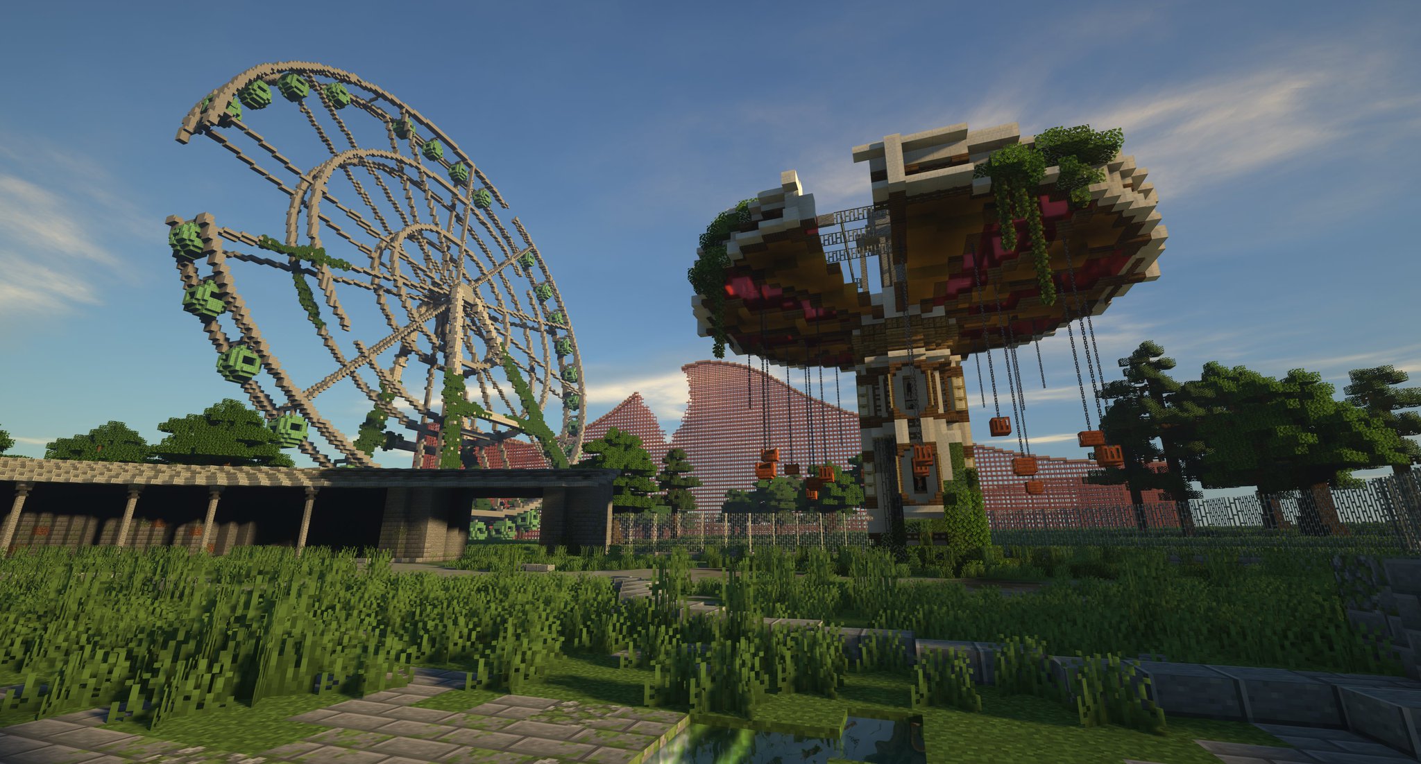 Viator マイクラで作った遊園地の廃墟 Minecraft Minecraft建築コミュ