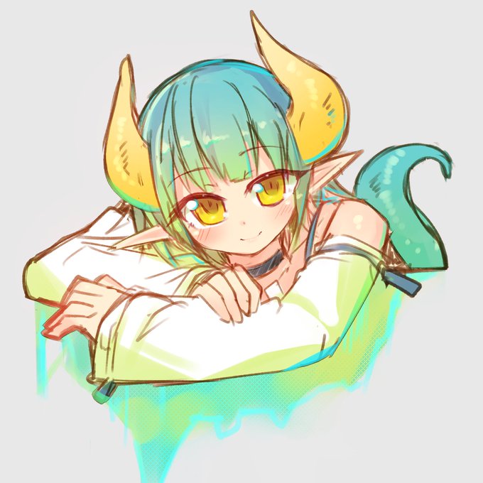 うちのこラクガキその2
名前がいまだにない角しっぽさん 