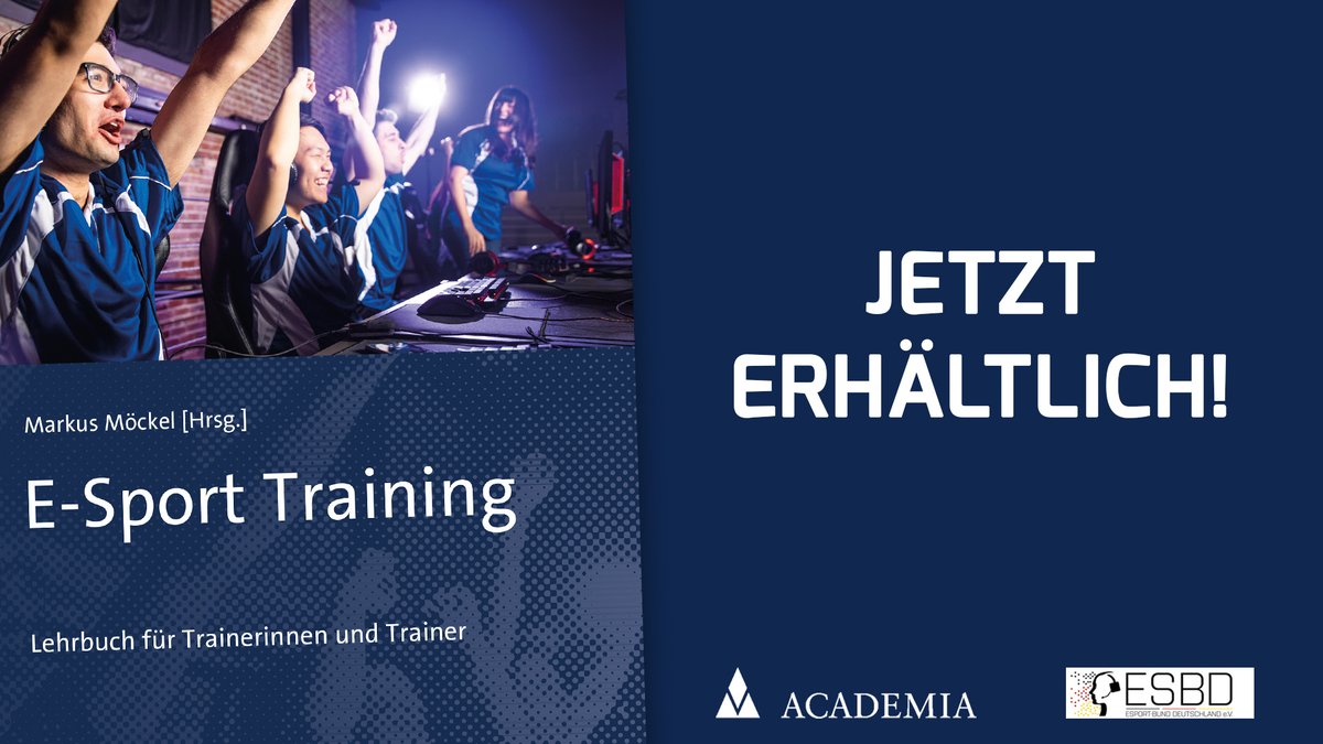 Unsere Leseempfehlung zum Wochenende 📖

Mit diesem Buch bietet der ESBD die unentbehrliche Grundlage für eine strukturierte Trainingsgestaltung - ein absolutes Muss für alle, die sich mit Training im E-Sport beschäftigen!

👉 nomos-shop.de/academia/titel…