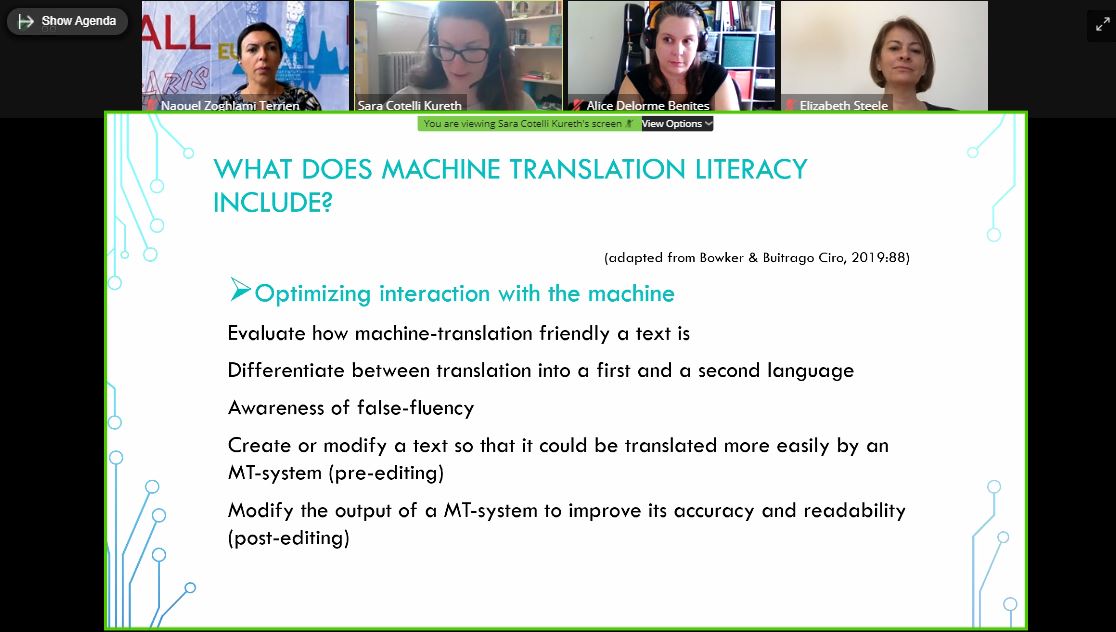 Second talk today at <a href="/eurocall2021/">EUROCALL2021</a> on #MTliteracy, a concept that is clearly gaining traction and attracting a lot of attention! 😊
cc <a href="/bowkerl/">Lynne Bowker</a> <a href="/LiteracyMachine/">Machine Translation Literacy</a>