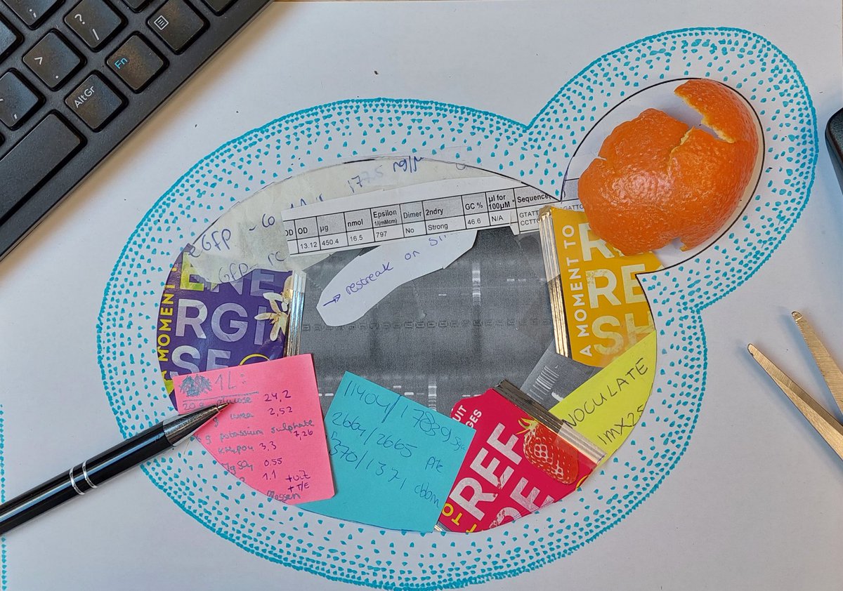 My 'artwork' for the challenge of <a href="/ICY15_Vienna/">ICY15 meets ICYGMB30</a>. Made from scraps lying around my desk!