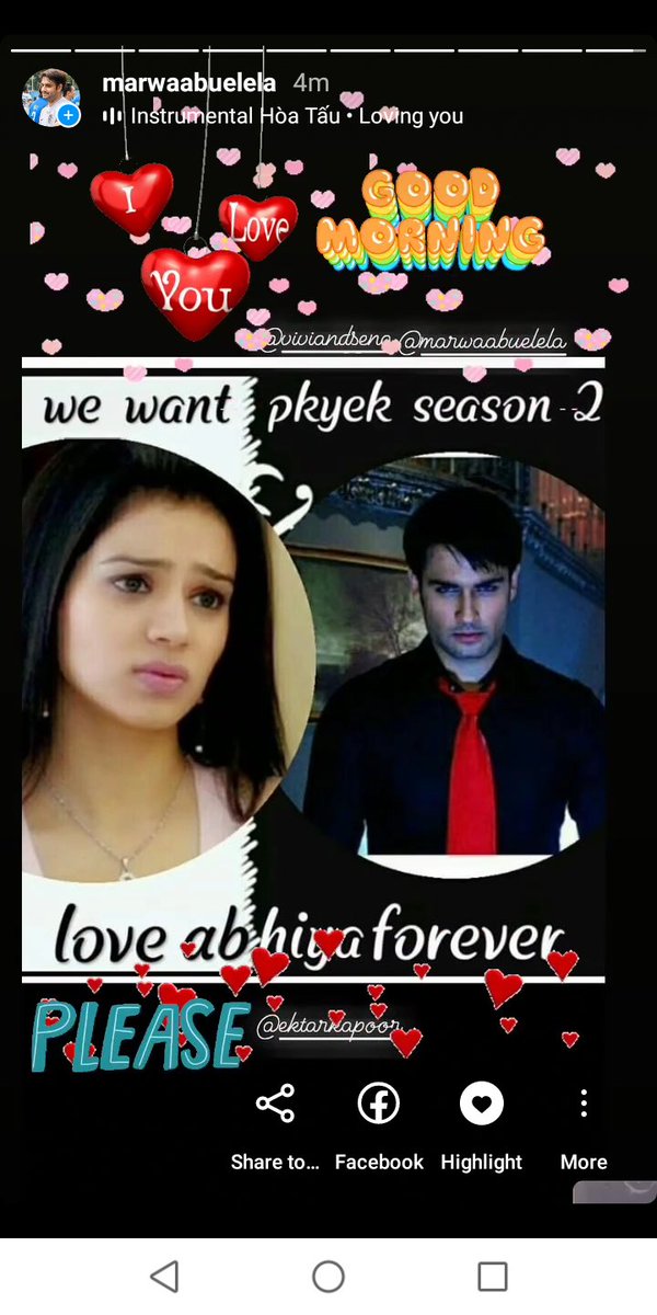 Yes we all want to see  another part from  pyar_kii_ye_ek_kahani💞💞💞💞💞😍😍😍😍😍 
with my beloved legend Vivian sir <a href="/VivianDsena01/">Vivian Dsena</a> and beautiful <a href="/kandpalsukirti/">sukirti kandpal</a>
Please <a href="/ektarkapoor/">Ektar Kapoor</a> ☺️☺️💐💐
#VivianDsena
#viviandsena
wewantpkyek2withvivianandsukirti