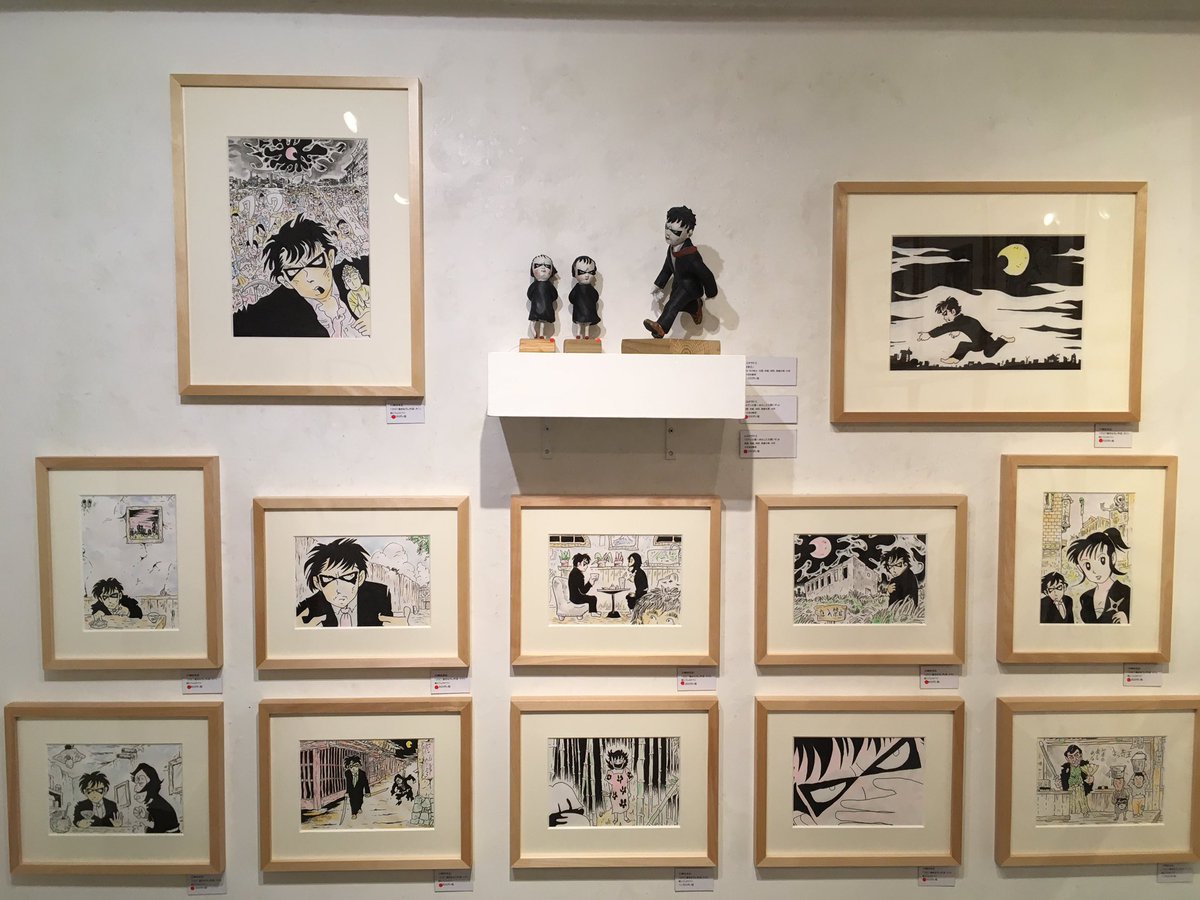 帝都にロマンを求めて東京猟奇軍団のアジト(ビリケンギャラリー)に行ってきた!
はたして猟奇王は実在した!
偶然並んだ石黒亜矢子さんと私の絵は共に猟奇王のこのシーンが元だ!

聞け忍者
月光を背に
立ちはだかる
このポーズ
わしは今
恍惚状態
だ

皆走れ、帝都の空の下を! 