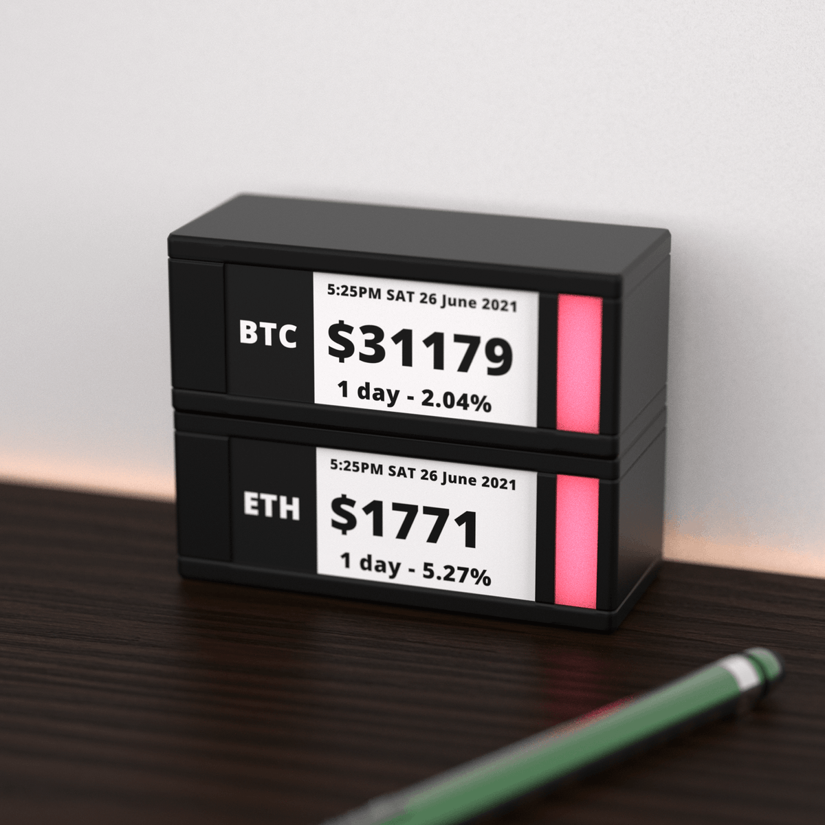 Are you into crypto and stocks? Let me tell you... you are going to LOVE this. TickrMeter is extremely customizable to cater to both long-term investors, day traders, and everything in between ❤️

Get this product here: bit.ly/3B2xOlY