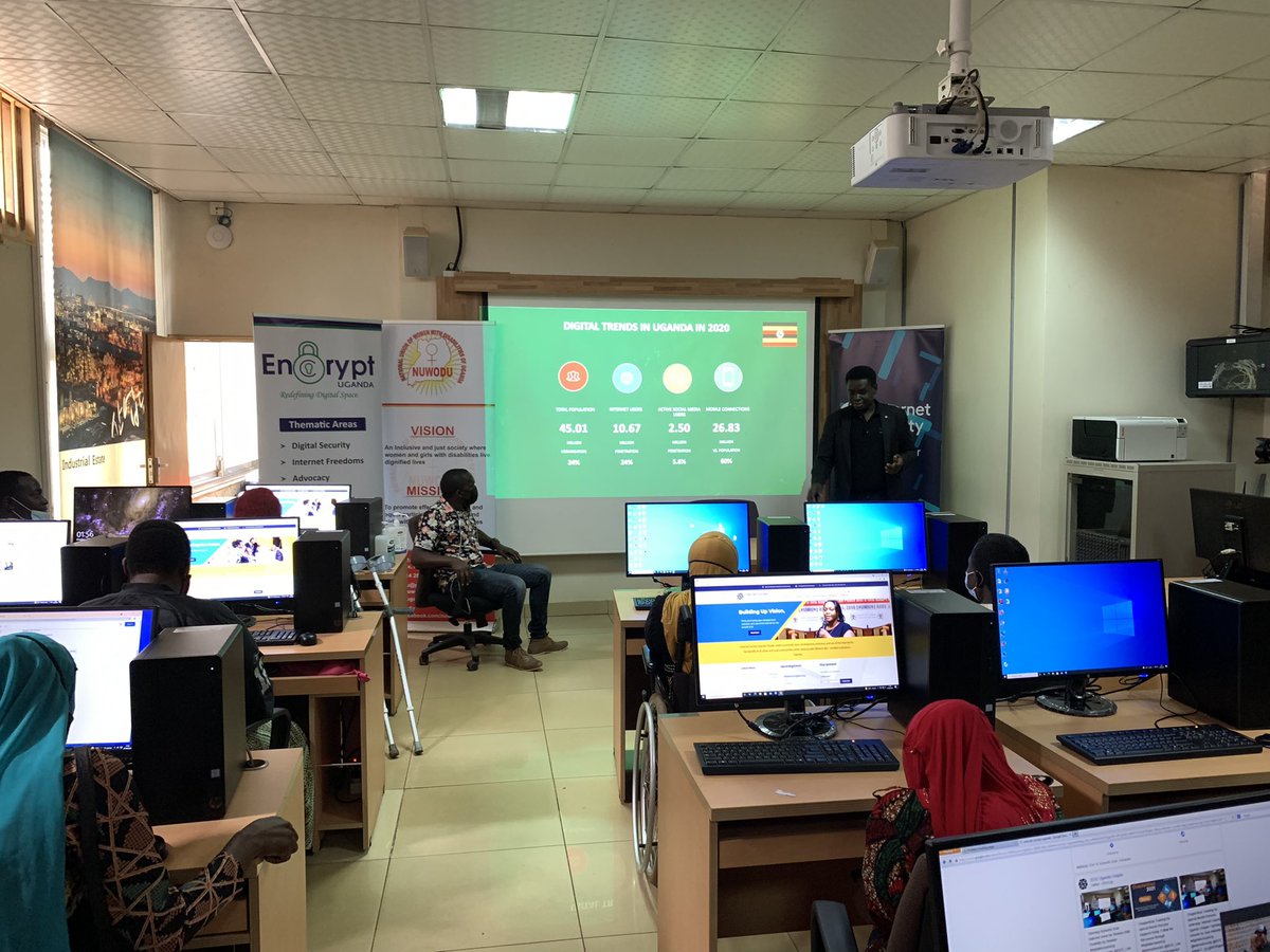 encryptUg's tweet photo. Research has shown that more people are embracing #tech each passing year & therefore the need for these people to be protected online ~ @goleandrew #DigitalInclusionUg https://t.co/O8BfZRTJIM