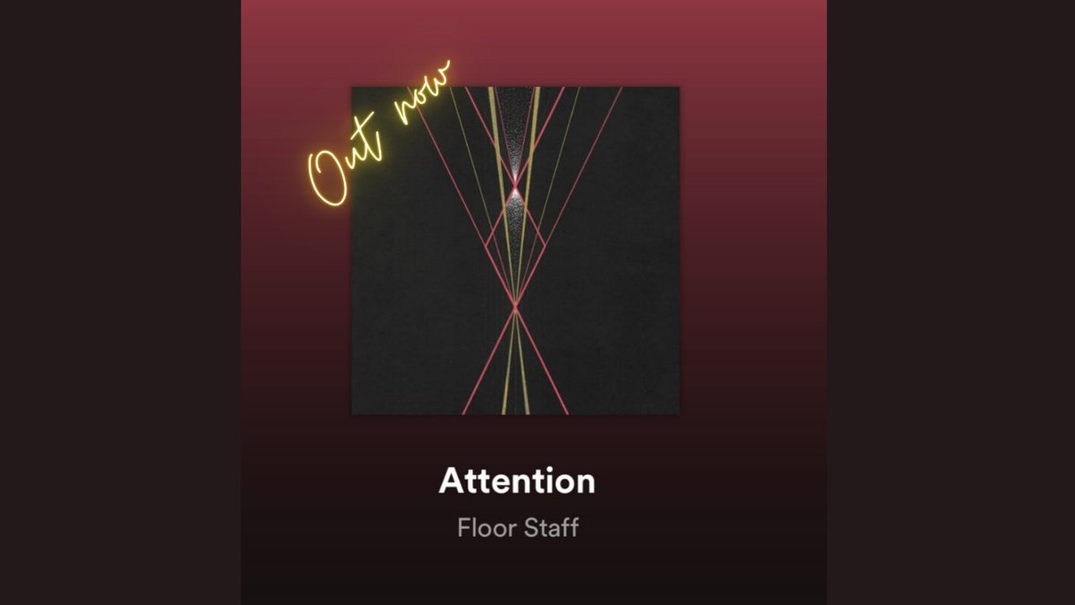 There it is now. ‘Attention’ is out today. You can listen to the album in full at the link linktr.ee/floorstaff It feels amazing to be able to share this. Much love and thanks to everyone involved. I hope you enjoy it x