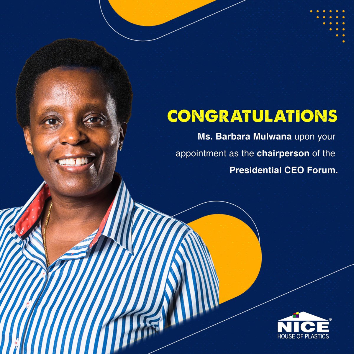 We are very proud of our ED, Barbara Mulwana who was nominated to join the Presidential CEO Forum, representing the manufacturing fraternity.
#CEOForum