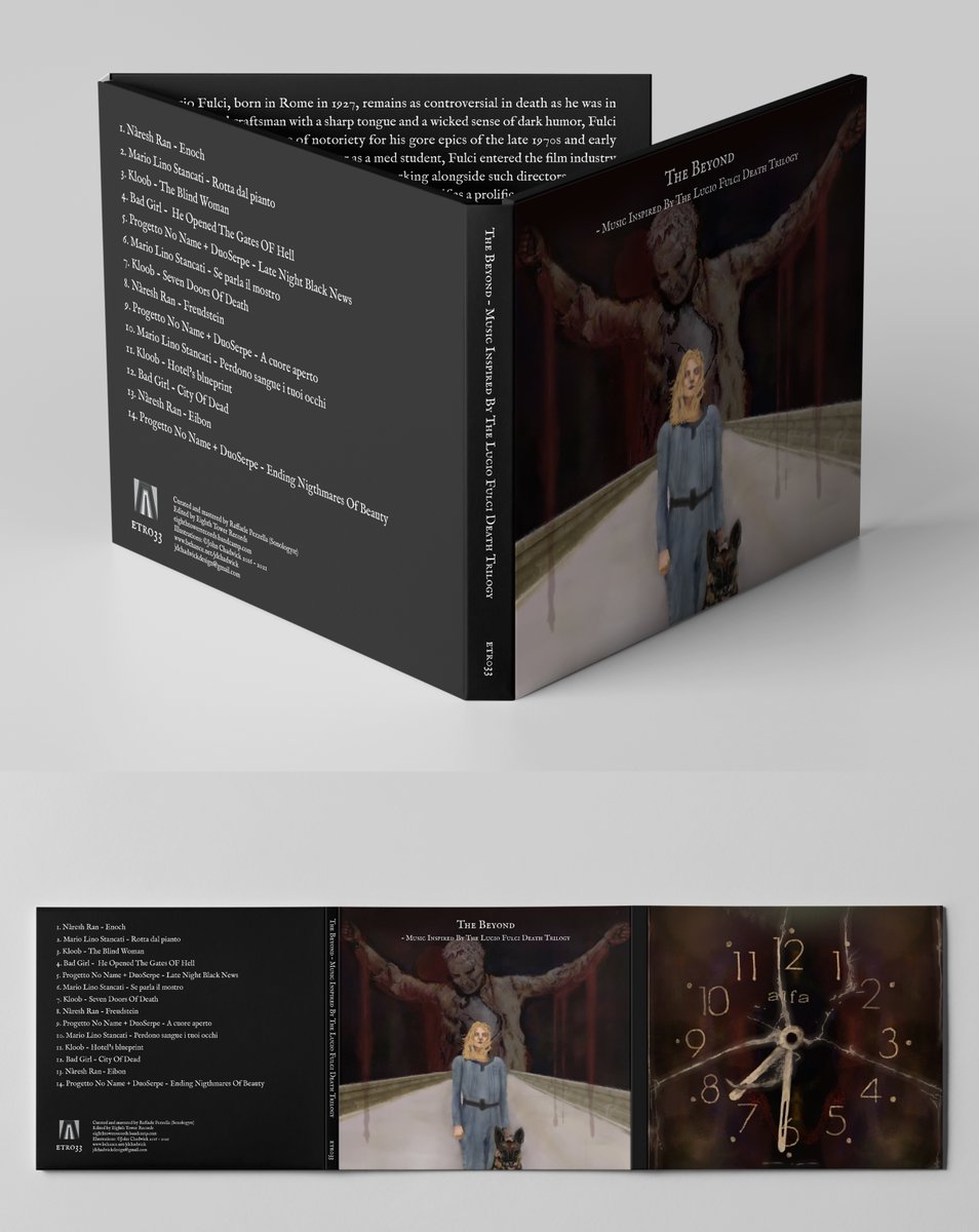 Sonologyst's tweet image. OUT NOW!
The Beyond - Music Inspired By The Lucio Fulci Death Trilogy. Ready for shipping (dl / limited edition cd).
Edited by Eighth Tower Records (curated by Raffaele Pezzella, aka #Sonologyst).
eighthtowerrecords.bandcamp.com/album/music-in…