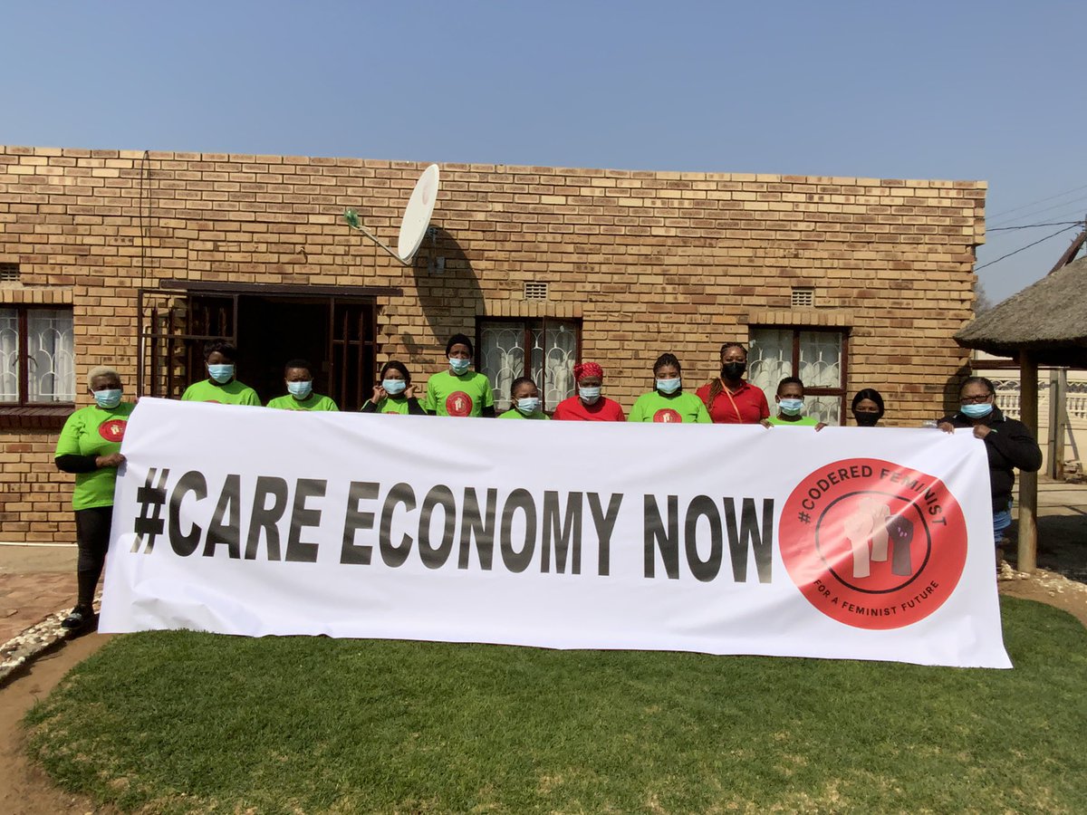 Wise4Afrika's tweet photo. #CodeRedFeminists demand #CareEconomy from @GovernmentZA @PresidencyZA @CyrilRamaphosa @CodeRedZA @PajMadam @AfroDiva @SubiBuseko https://t.co/yw1eQOF3Fx