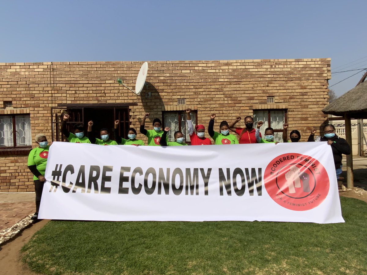 Wise4Afrika's tweet photo. #CodeRedFeminists demand #CareEconomy from @GovernmentZA @PresidencyZA @CyrilRamaphosa @CodeRedZA @PajMadam @AfroDiva @SubiBuseko https://t.co/yw1eQOF3Fx