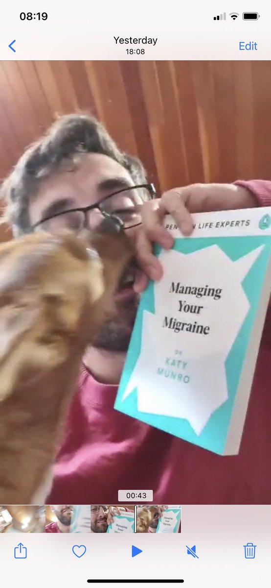 Even the dog was excited when this arrived yesterday! No tips for pets though! Just evidence-based advice about #migraine for humans of all ages! 😊 #ManagingYourMigraine #InternationalDogDay <a href="/NatMigraineCtr/">National Migraine Centre</a> <a href="/HeadsUpNMC/">Heads Up podcast</a>