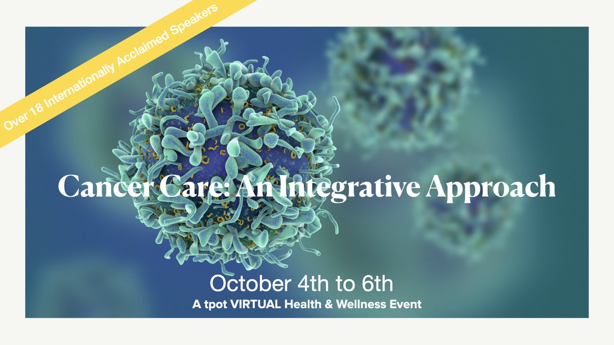 tpoteducation's tweet photo. TICKET SALES NOW OPEN!

Join us for an immersive three day virtual event - as we deep dive in to cancer and the wonders of our wellness practises, principles and approaches to better support clients living with and beyond the disease. 
https://t.co/JmqOuonEqY https://t.co/XToNQ6bv8u