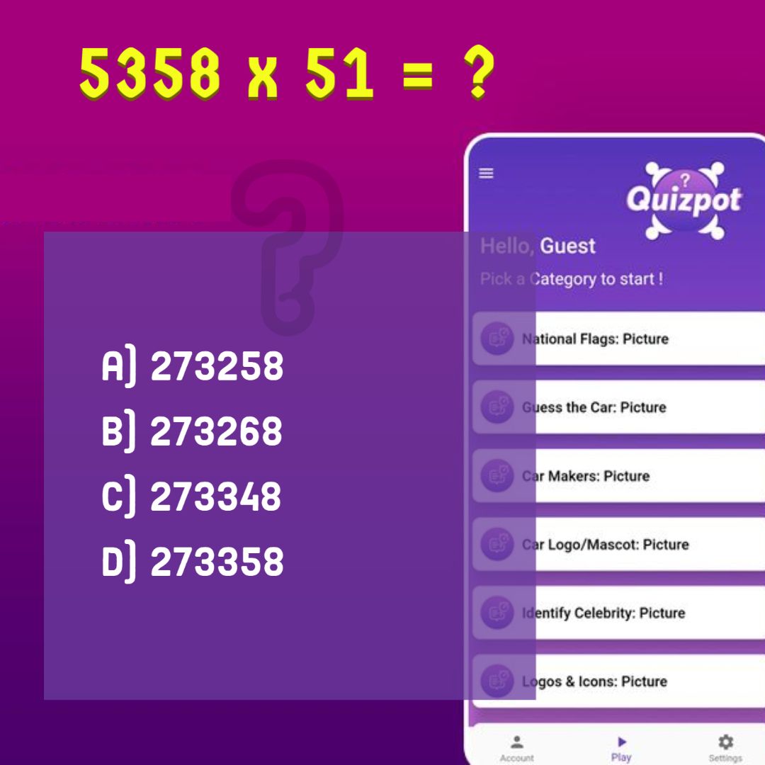 QuizPot: Multiplayer General Knowledge Quiz Trivia
buff.ly/3A8kfRx

#quizpot #quiz_app #quiz #quiztime #trivia #photoquiz #gkquiz