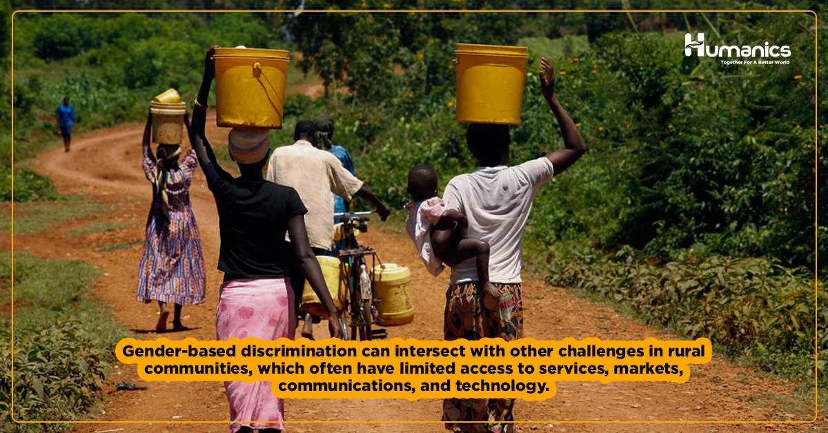 humanics_global's tweet photo. #Gender_based discrimination can intersect with other challenges in rural communities, which often have limited access to #services, #markets, #communications, and #technology.

#WomenRights 
#GenderEquality 
#WomenEmpowerment 
#humanics https://t.co/3hIpRPoWU9