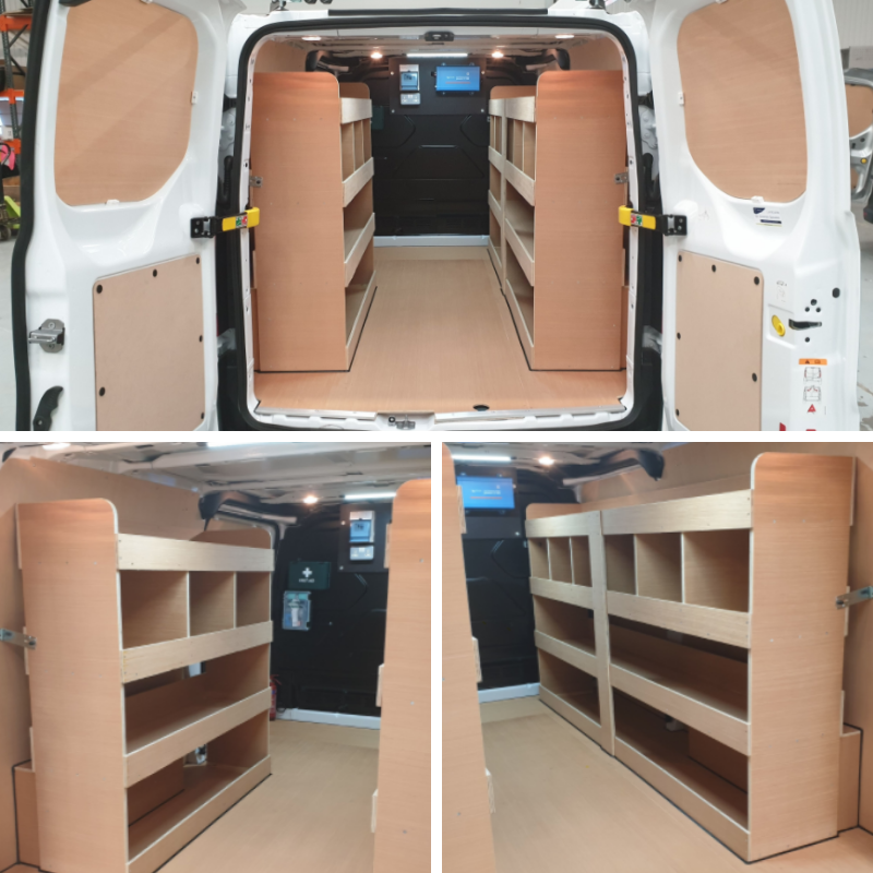 FleetshieldUK's tweet photo. This Housing Association saw the benefits and practicalities of adding wooden racking and storage solutions #plylining #racking #vanprotection https://t.co/96mD4fzhGR