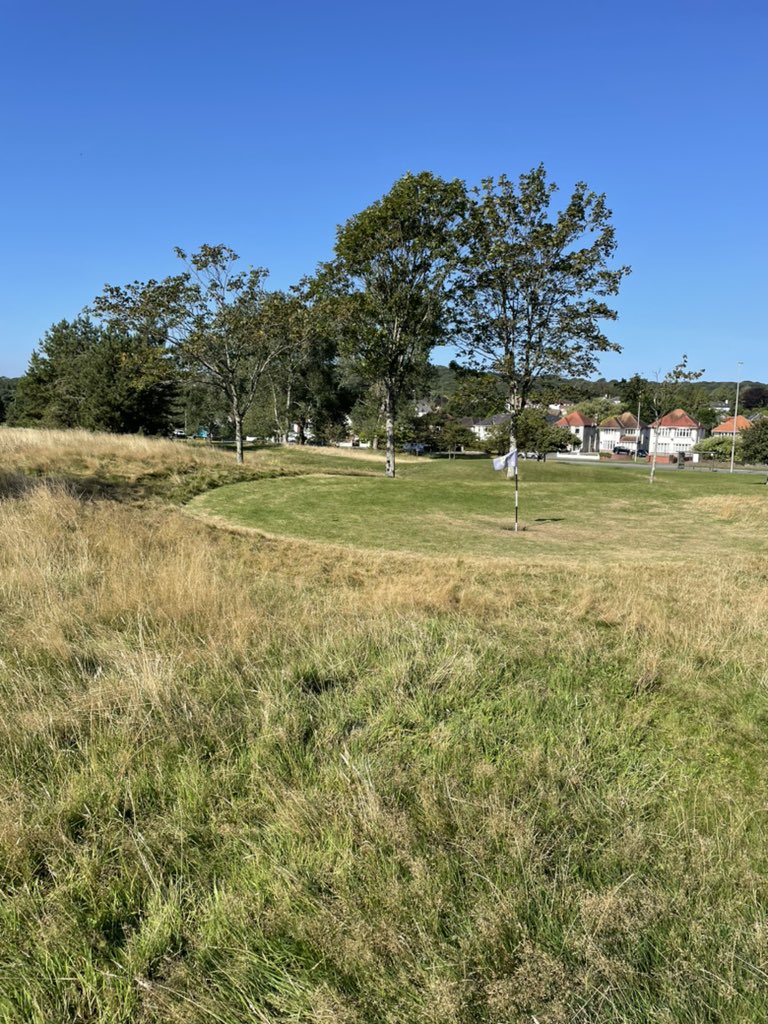 SwanseaFootGolf's tweet photo. We’re open from 10am-7pm.

£8 adults 
£6 concessions 
£24 family of four 

No football boots, just trainers or flat shoes. If you’re thinking of wearing sandals or flip flops, it’s not a good idea, as you’ll be kicking the ball between 55 &amp; 90 times over the course of your round! https://t.co/tJ6LlqA1tn