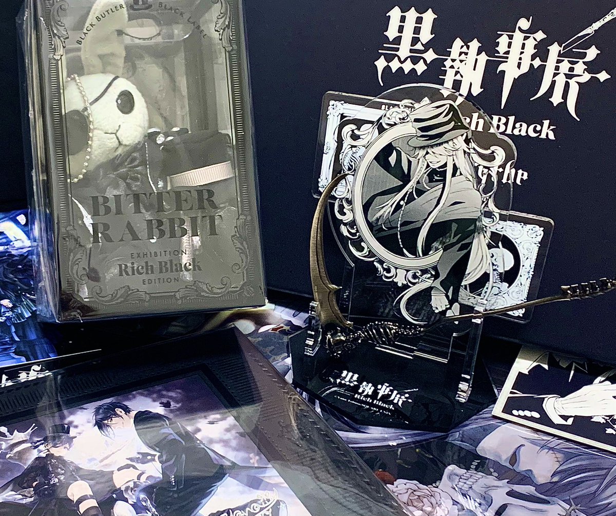 黒執事展 Rich Black 葬儀屋 ペーパーナイフ クリアカード 1枚 文房具