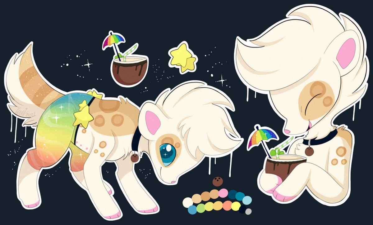 roxalew's tweet image. Free Raffle! 🥥Rainbow beach pupper adoptable

✨To enter✨

- you must be following, please retweet and leave a comment letting me know you would like to enter for a ticket number.

- The winner will be announced August 30th Australian time.💚 Take good care of them ^.^