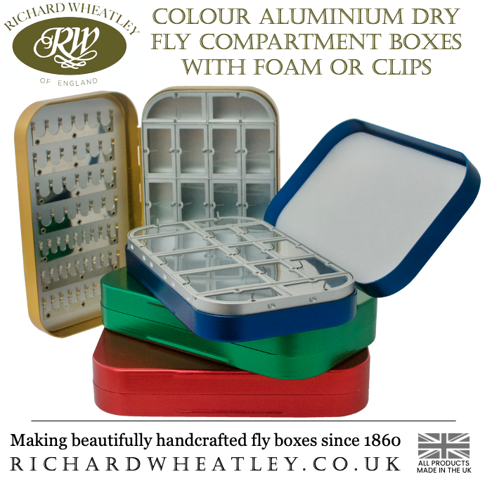 Like to stand out from the crowd? Our colour aluminium dry fly boxes could be what you're looking for. 😃🎣

richardwheatley.co.uk/collections/co…

#richardwheatley #flyfishing #fishing #salmonfishing #dryflytying #bigfish #flytying #flyfishinglife #troutfishing