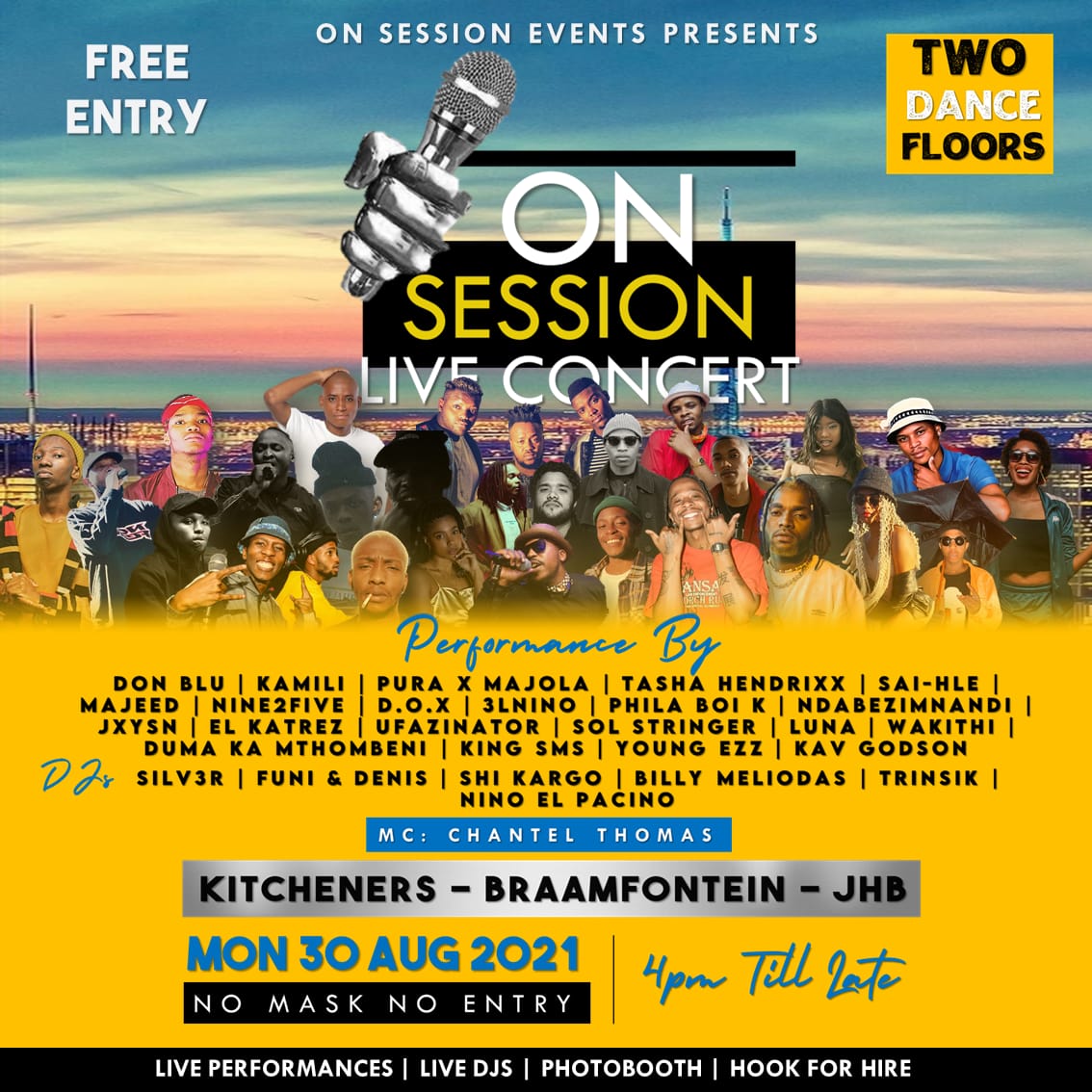 Every month we bring you our main event #OnSessionLiveConcert <a href="/BarKitcheners/">KCB</a> featuring our favorite acts from across the country. Pull up this Monday and catch the heat! 🙌🏿