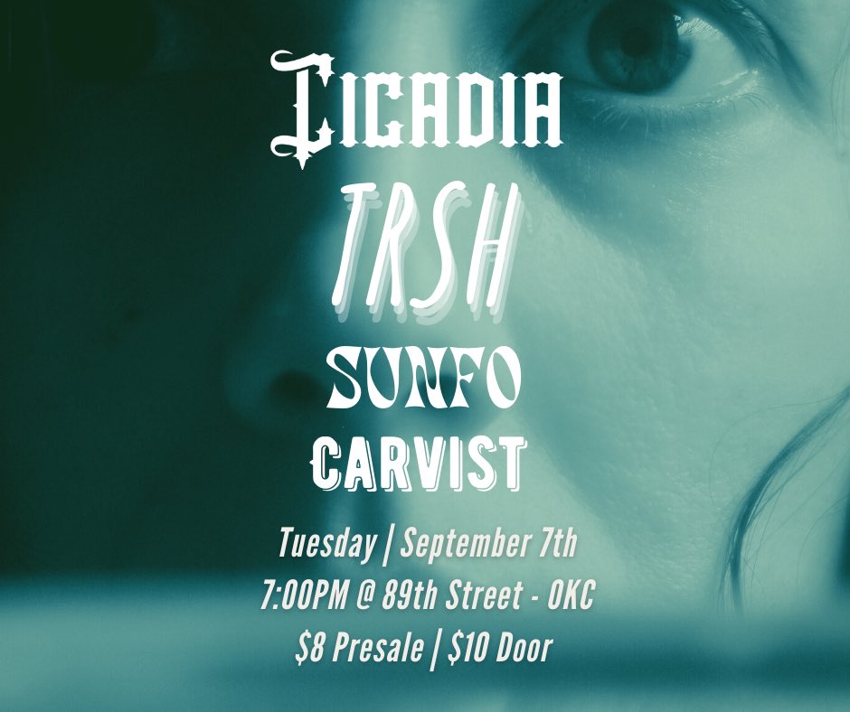 Come see us at 89th! September 7th. We’re very excited to play and see some of our good friends at this one.