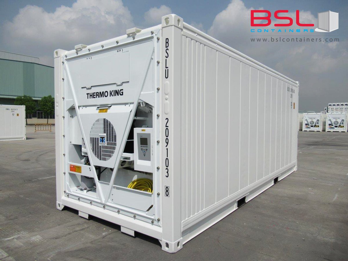 bslcontainers's tweet photo. 20ft Reefer Container
- ThermoKing Machinery
- T Floor
- Ready to ship from China
#isocontainer #shippingcontainer #reefecontainer #Refrigerator #cooler #freezer https://t.co/oHBgQ4Widi