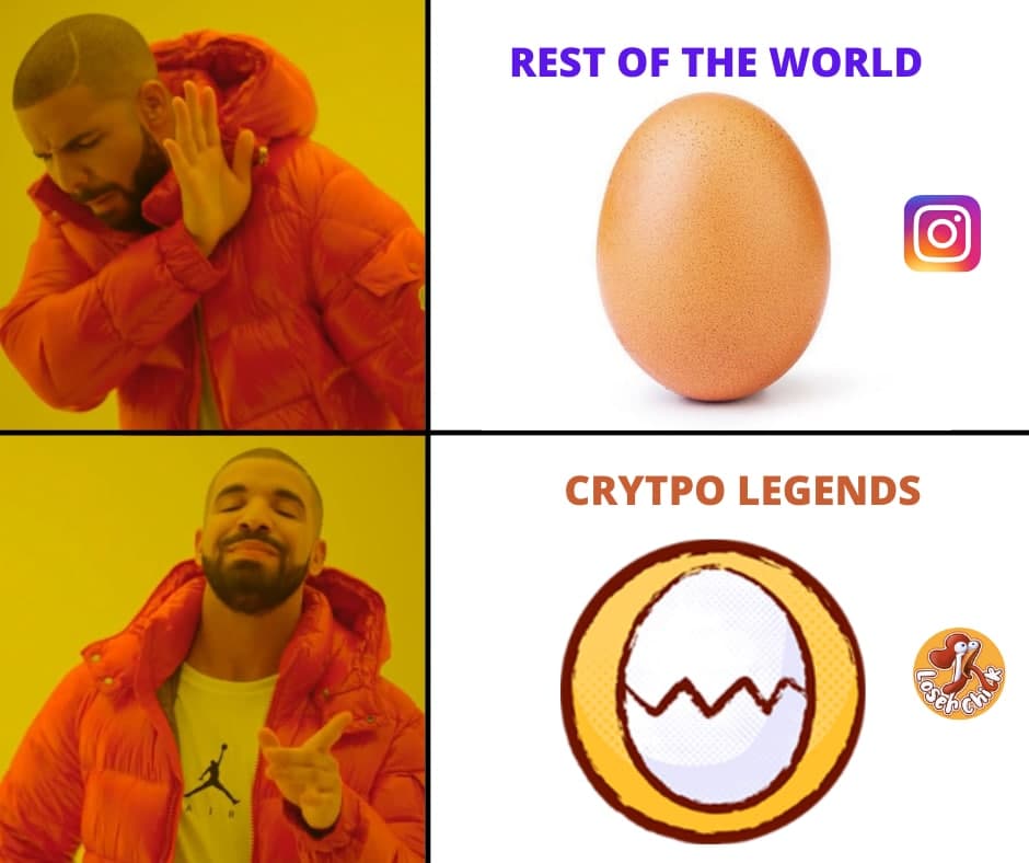 the_100x's tweet photo. @Chick_Labs I'm also crazy after the egg but not the Instagram one ... I hope you got me 😎
@Chick_Labs
#LoserChick, #LoserChickMeme. https://t.co/lRFkiKTU3U