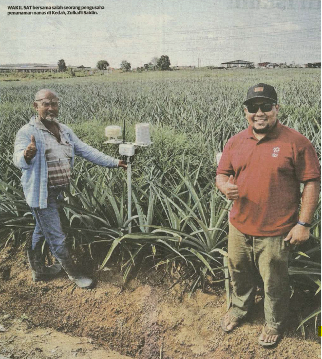 _satasia's tweet photo. "Terus merancakkan lagi bidang berkenaan, syarikat Singularity Aerotech (SAT) tampil dengan sistem pertanian digital baharu, SM4RT TANI"
https://t.co/VSMWvmDbBq
#SM4RTTANI #AgTech #agriculture #pertanian #UrusTani #jiwatanijiwakami #UAM #MPIB #LPNM #MDEC #Pinewealth #BerOneAgro https://t.co/6tqGYE6phl