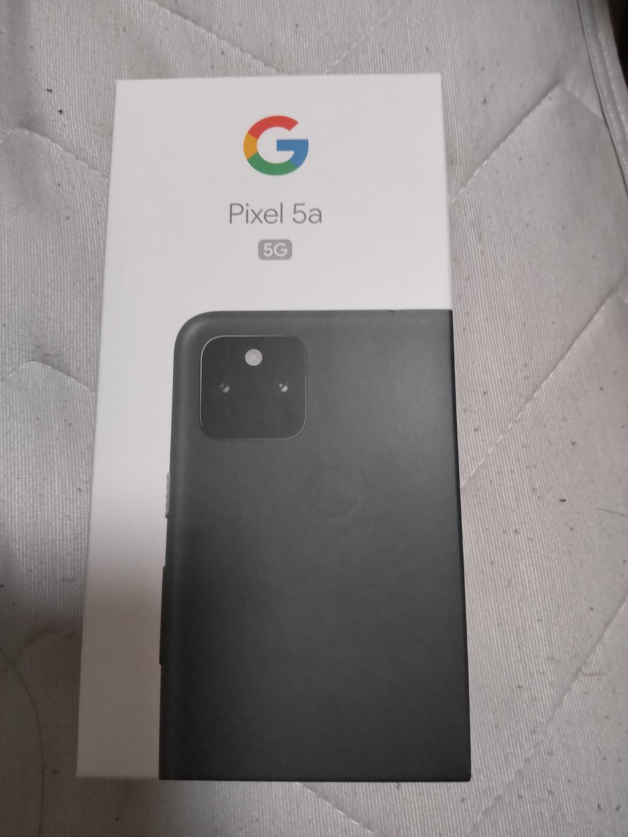 yhatchet's tweet photo. キターッ
#GooglePixel5a
#GooglePixel5a5g https://t.co/5rkwPIQEzE