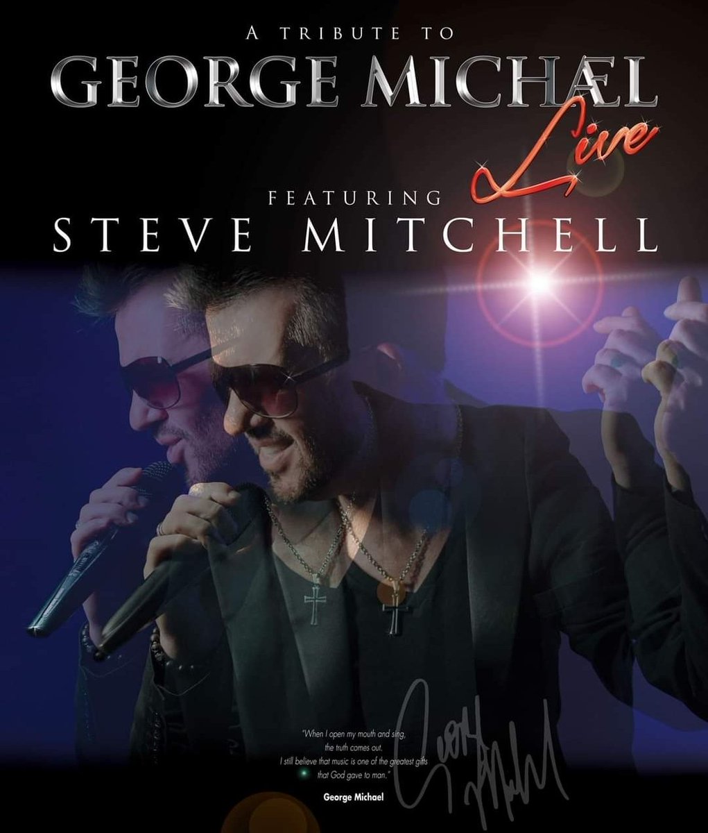 George Michael Live Tribute Feat Steve Mitchell (@gmlivetribute) on Twitter photo Celebrate the music of George Michael and Wham! with me on Friday 3rd September 2021 at The Spread Eagle Hotel in Thame, Oxfordshire (Solo Show)
🎟For Tickets please contact🎟
01844 213661
reservations@spreadeaglethame.co.uk
#georgemichaellivetribute #georgemichael #wham #thame Celebrate the music of George Michael and Wham! with me on Friday 3rd September 2021 at The Spread Eagle Hotel in Thame, Oxfordshire (Solo Show)
🎟For Tickets please contact🎟
01844 213661
reservations@spreadeaglethame.co.uk
#georgemichaellivetribute #georgemichael #wham #thame