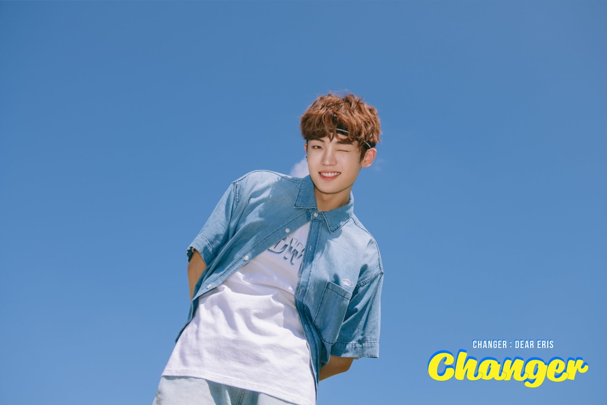 allkpop's tweet photo. A.C.E stand against sky blue in teaser images of Chan &amp; Donghun for 'Changer: Dear Eris'
https://t.co/4HukjBet7O https://t.co/ub9QknmfHa