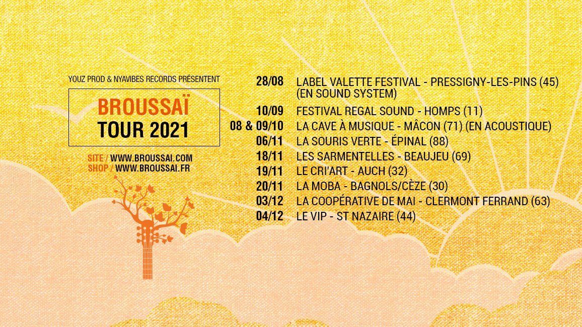Voici nos prochaines dates de concerts pour la fin de l'été et l'automne, à bientôt sur la route! 🛺 🎤