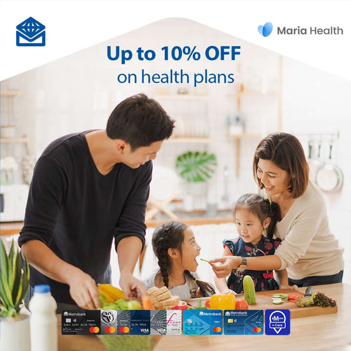 Metrobank Card on Twitter "Get up to 10 OFF on health plans at Maria